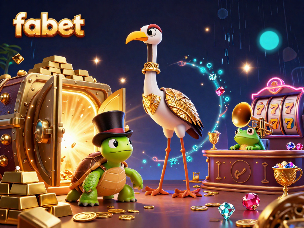 Engage with fabet's thrilling 3D casino adventure featuring vibrant characters and dynamic gaming elements.