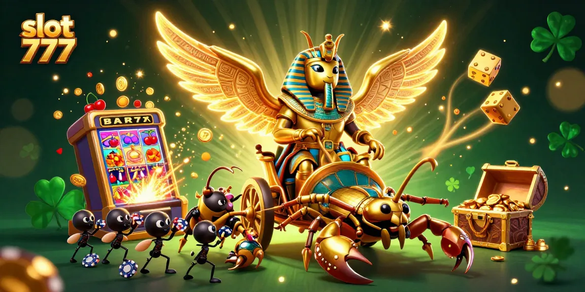 Spin to win with slot 777 in a vibrant 3D casino scene packed with dynamic game elements.