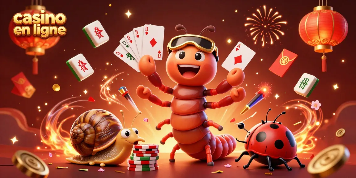 Casino en ligne : jeu dynamique avec des cartes et un croupier millipède