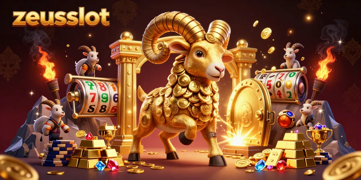 Experience thrilling wins with zeusslot as golden treasures burst from the vault in this dynamic casino scene.