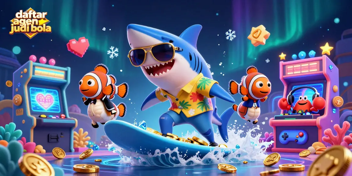 Bet on daftar agen judi bola and join the thrilling action with colorful characters riding waves of gold coins.