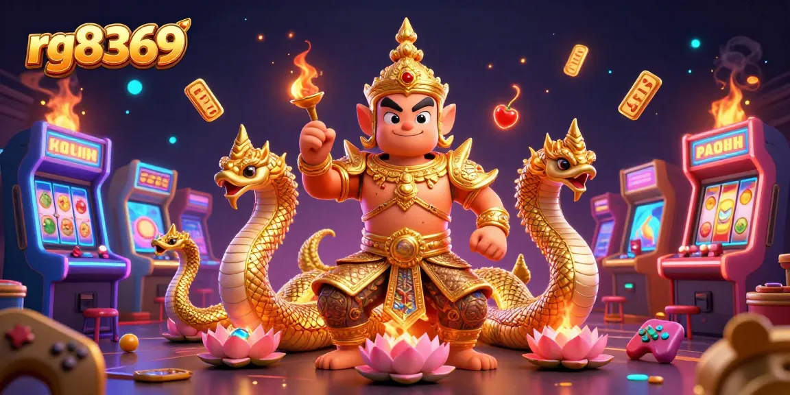 Experience thrilling entertainment with rg8369 at vibrant casino-themed illustration featuring exotic characters.