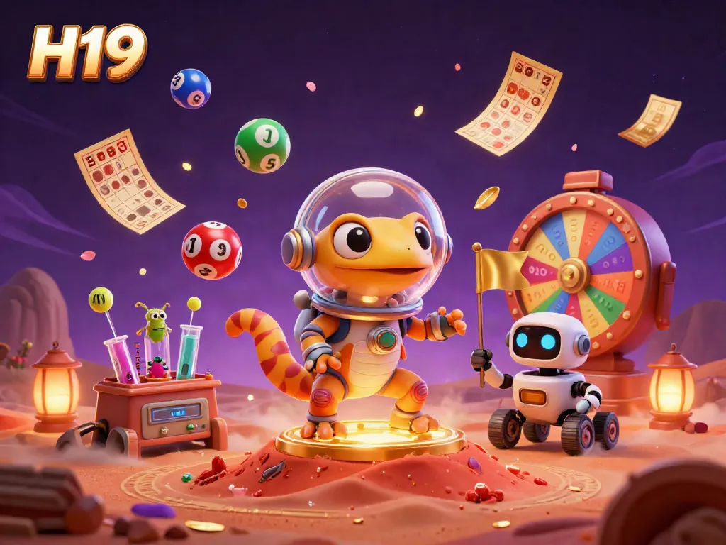 Experience thrilling gameplay like H19 with imaginative characters discovering a golden casino.