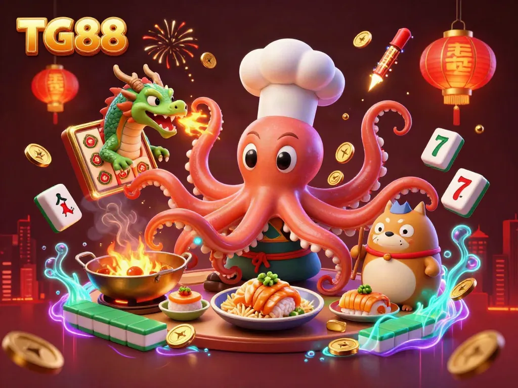Experience the TG88 casino excitement with vibrant characters and dynamic gaming elements.