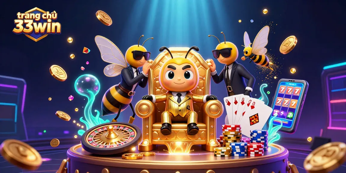 Engage with the vibrant world of trang chủ 33win featuring dynamic casino elements and charismatic characters.