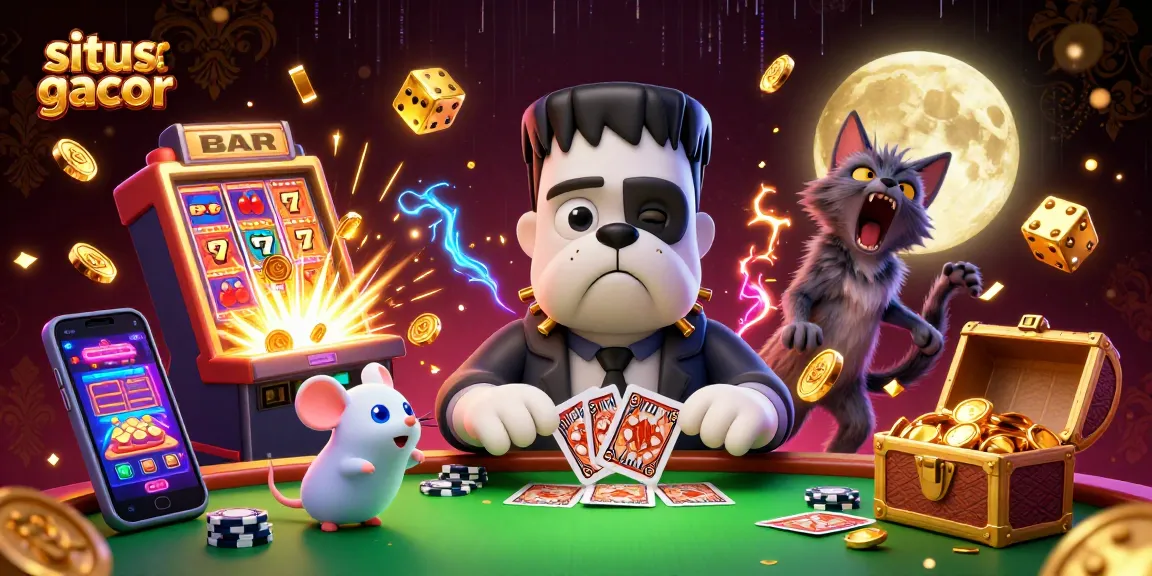 Situs slot gacor memberikan tampilan menarik dengan karakter lucu dan mesin slot memukau yang menarik pemain.