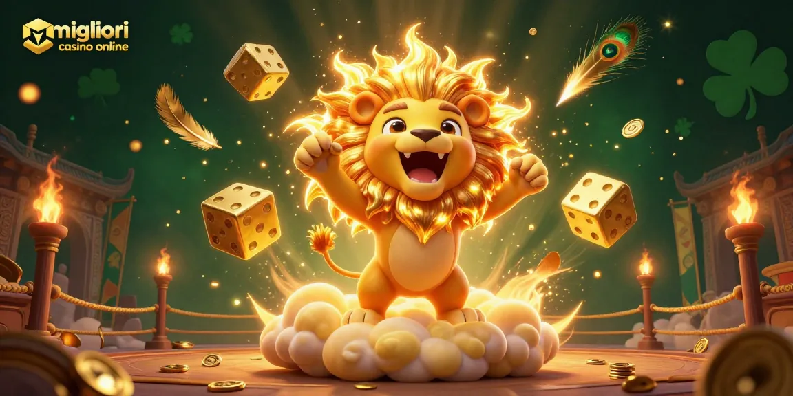 Gioca nei migliori casino online per vincite straordinarie con questa scena di divertimento vivace e ricca di dettagli.