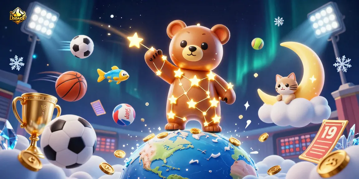 LGOACE captures the thrill of sports betting with dynamic elements and engaging characters.