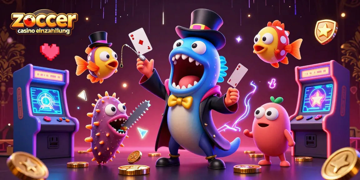Experience zoccer casino ohne einzahlung through an enchanting illustration featuring a magical underwater casino scene.
