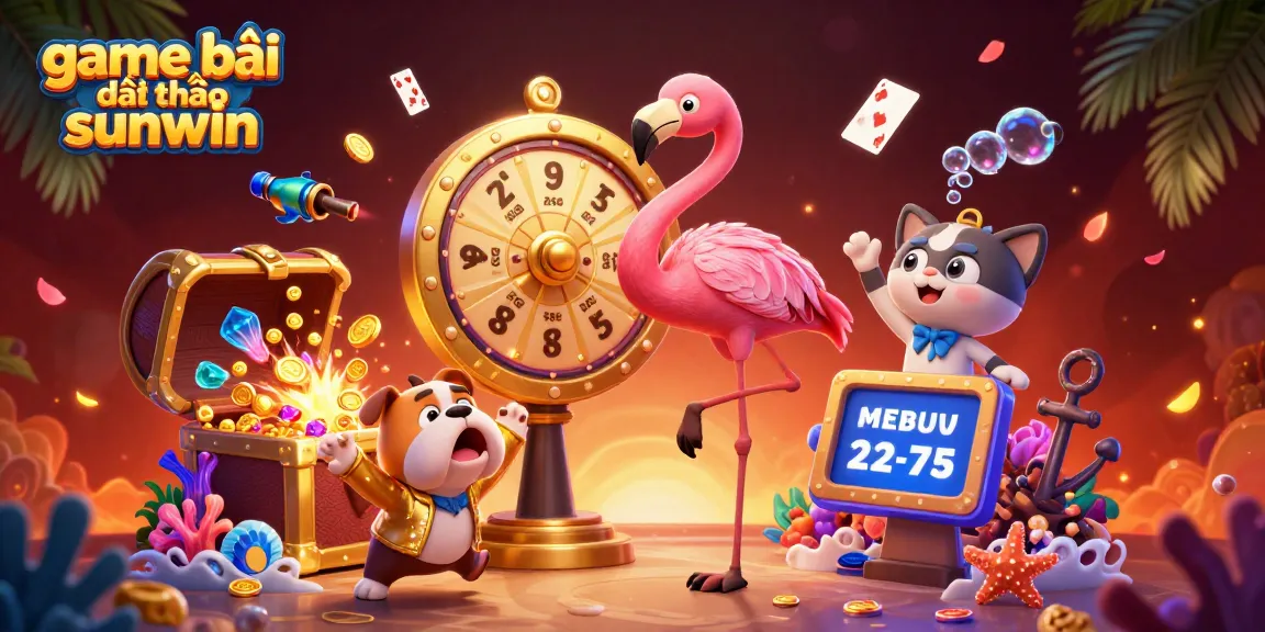 Engage with exciting game bài đổi thưởng sunwin through this vibrant casino scene featuring animated characters.