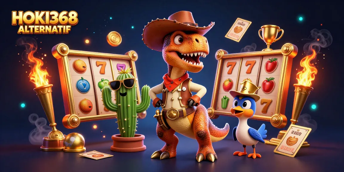 Engage your luck with HOKI368 ALTERNATIF in a vibrant 3D casino slot adventure!
