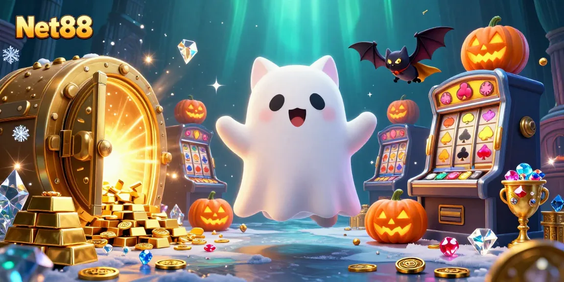 Experience thrilling adventures at Net88's haunted casino with mystical creatures and treasures.