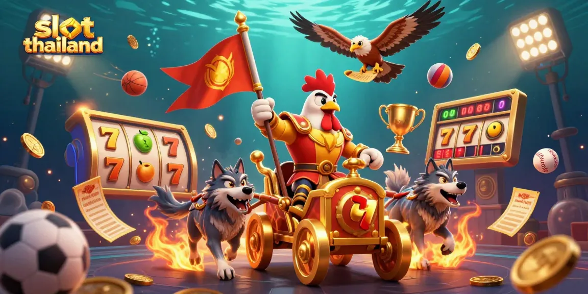 Experience thrilling wins with slot thailand featuring a 3D rooster warlord and dynamic gameplay elements.