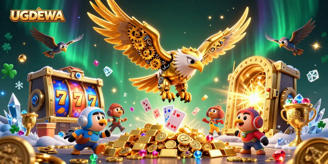Experience thrilling gameplay at UGDEWA with golden treasures and dynamic slot action!