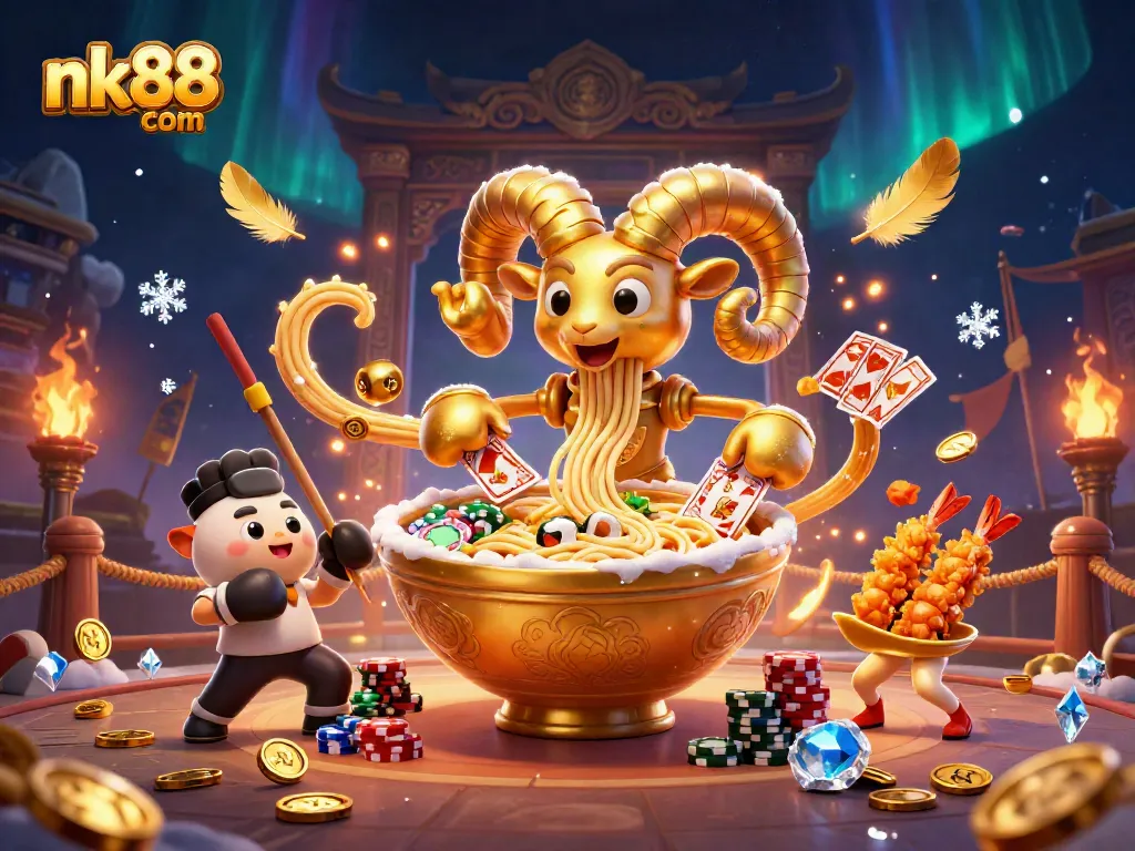 Experience thrilling bets at nk88 com with vivid casino-themed characters and dynamic visuals.