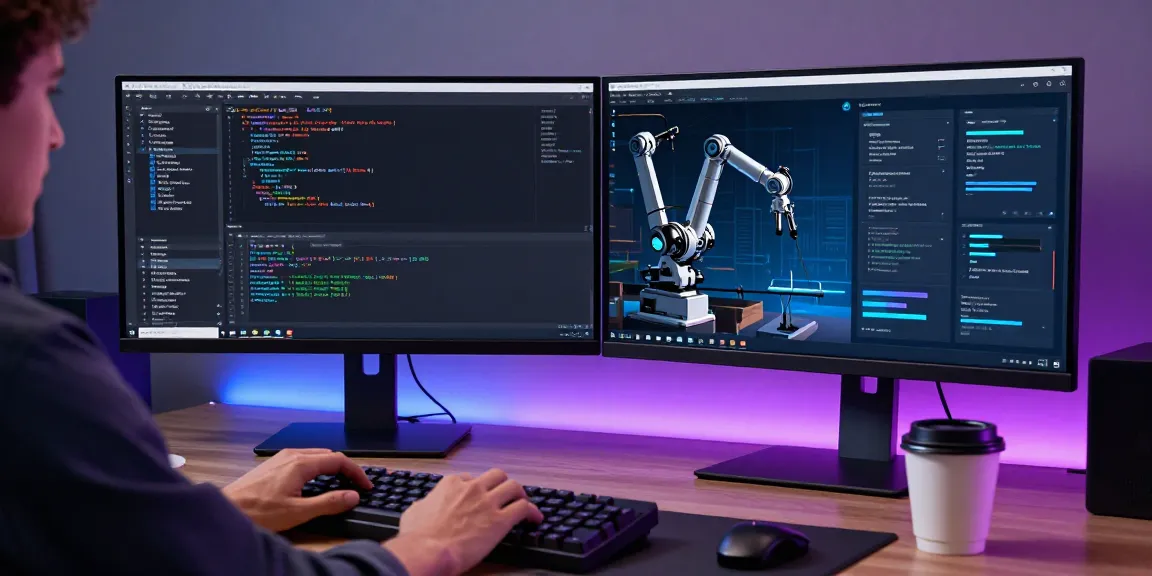 GO8 platform presenting innovative software solutions in a modern tech workspace.