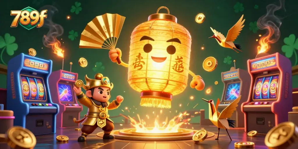 Engage with thrilling gambling action at 789f, featuring vibrant casino characters and slots.