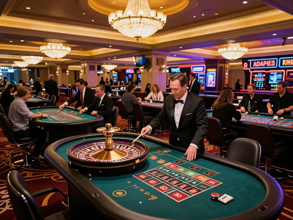 Players enjoying the excitement of roulette at okfun88 casino, experiencing thrilling winning moments.