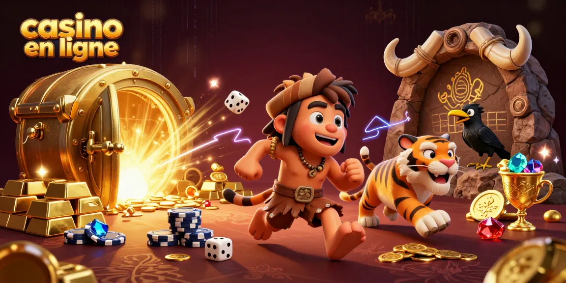 Casino en ligne : jouez et gagnez parmi les trésors préhistoriques