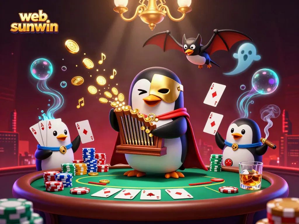 Experience thrilling gameplay with web sunwin's vibrant online casino scene featuring poker, winnings, and excitement.