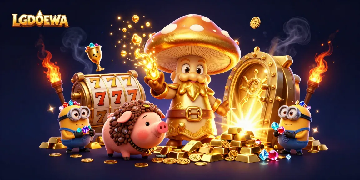 Experience thrilling wins at LGODEWA with enchanting characters and dynamic slots illustrated