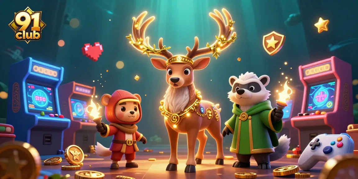 Engage in thrilling gameplay with 91 club while enjoying vibrant casino elements and magical characters.