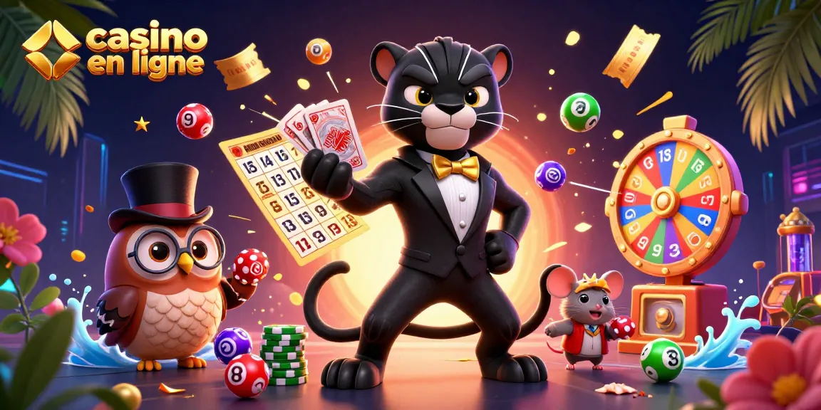 Jouez à casino en ligne avec nos personnages animés au milieu des loto et jeux de cartes.