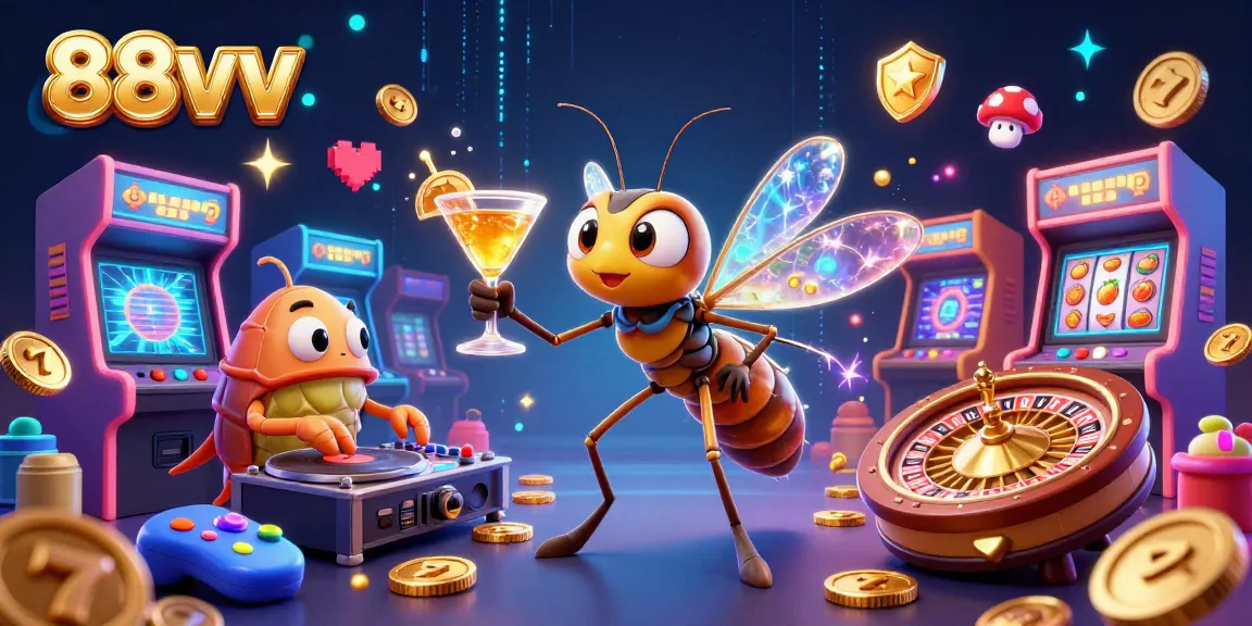 Experience thrilling moments at 88vv, with engaging characters and vibrant casino elements.