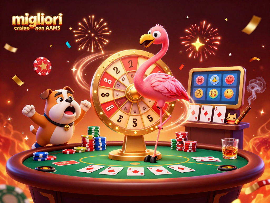 Scopri i migliori casino non AAMS con un ospite scintillante e divertenti elementi di gioco!