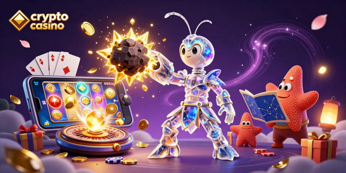 Déclencher des gains en jouant sur un casino crypto avec des créatures marines magiques.