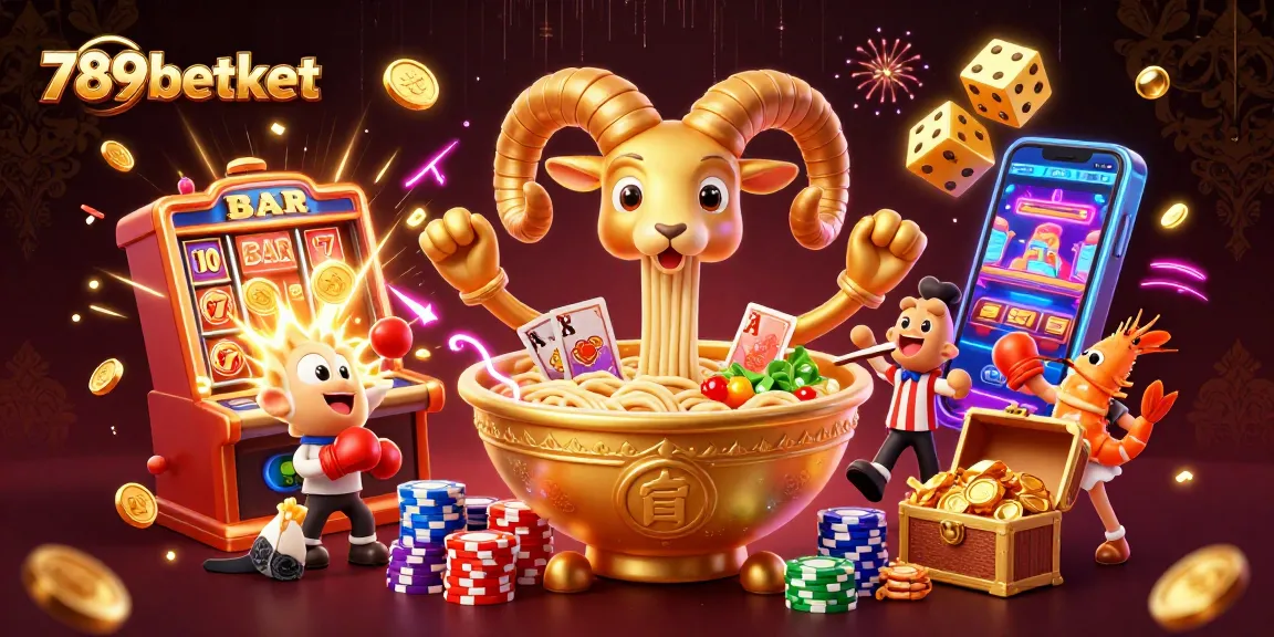 Experience thrilling action with 789betket where a ramen bowl dealer and friends engage in jackpot excitement!