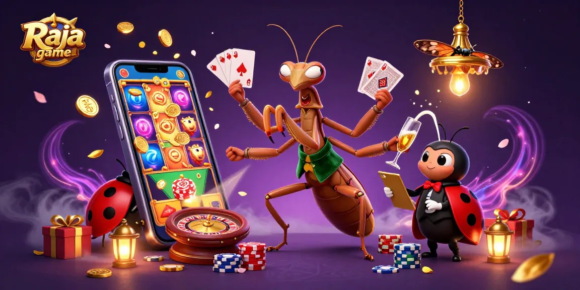 Engage in exciting gameplay on the Raja game platform featuring colorful slot games and dynamic casino elements.