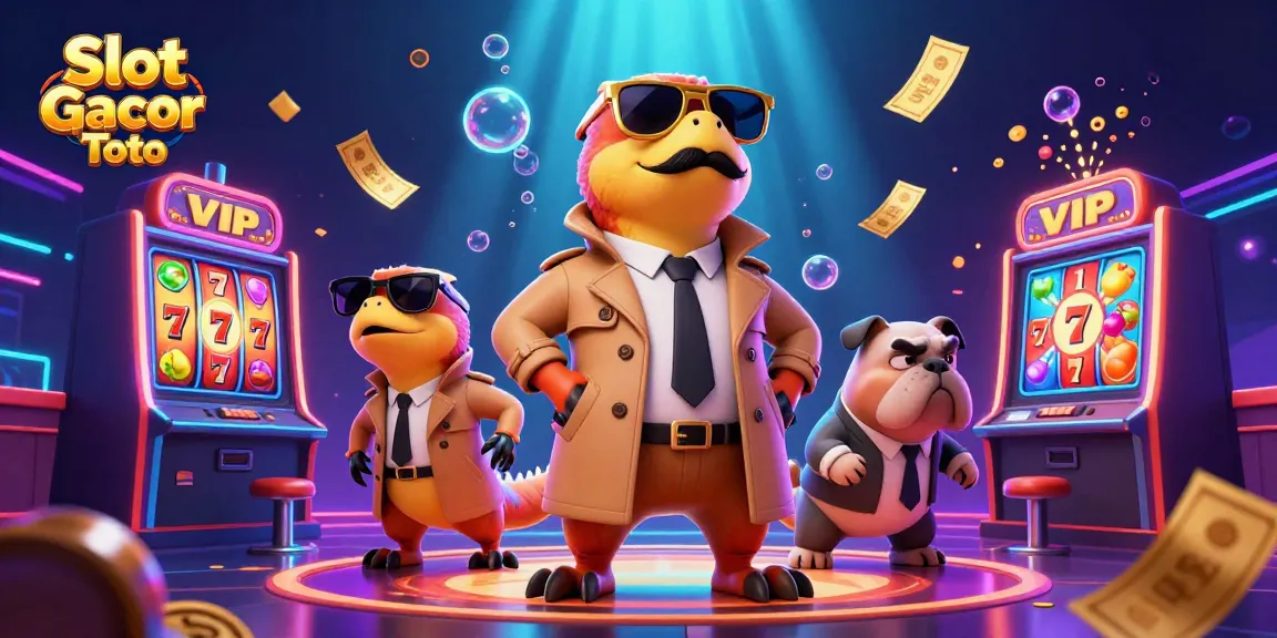 Experience the excitement of Slot Gacor Toto with colorful reels and dynamic casino elements