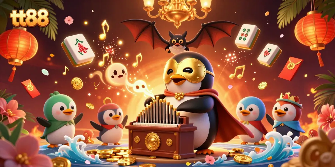 Experience exciting gameplay at tt88 with 3D elements depicting lucrative casino games and vibrant symbols.