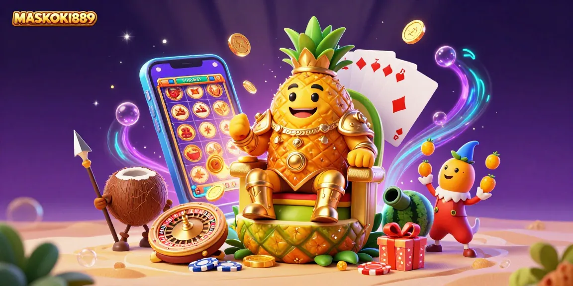 Engage in thrilling adventures on MASKOKI889 with vibrant casino characters and winning games.