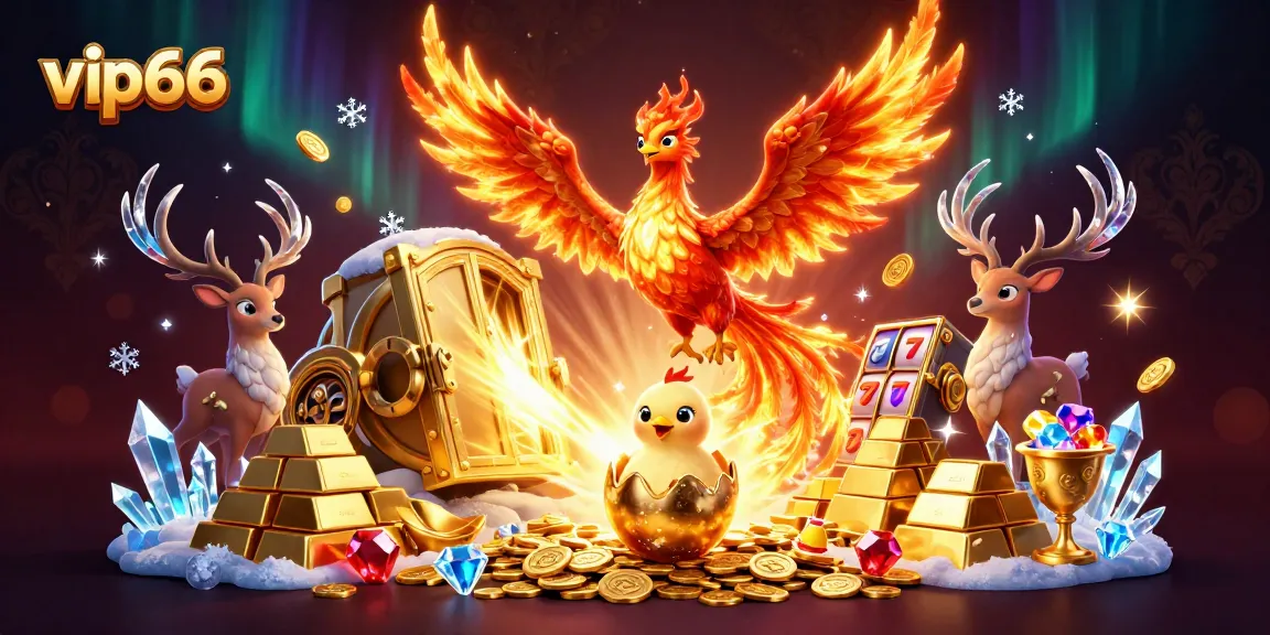 Experience thrilling casino games at vip66 with stunning visuals of phoenix and treasures