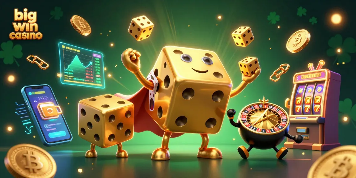 Engage with big win casino graphics showcasing a vibrant scene filled with dynamic gambling elements.