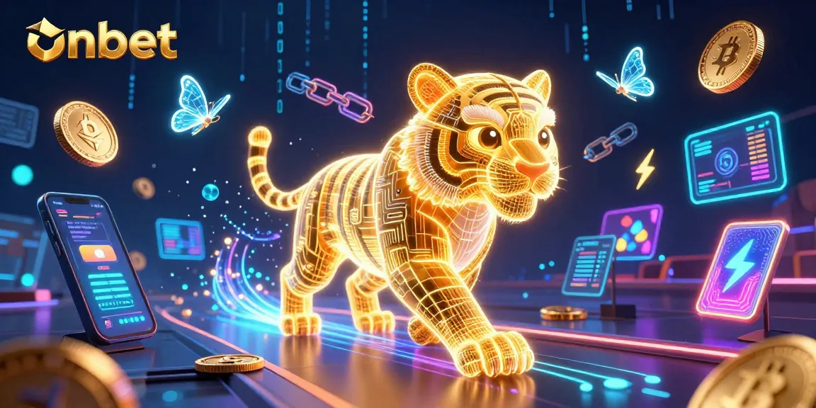 Engage onbet in thrilling gaming with a vibrant, neon-drenched casino world.