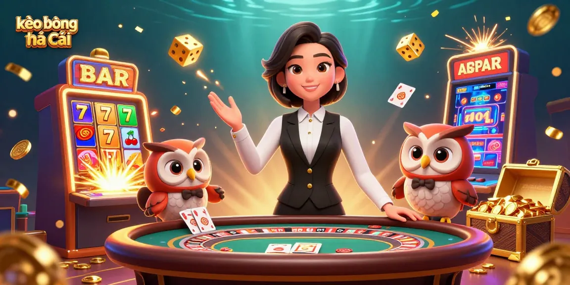 Engage in kèo bóng đá nhà cái with our 3D casino illustration showcasing thrilling gaming elements.