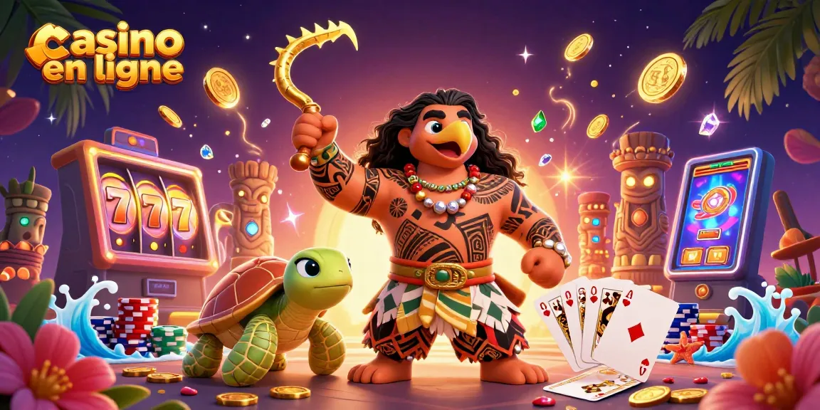 Jouez au casino en ligne avec des personnages animés et des éléments de jeux captivants.