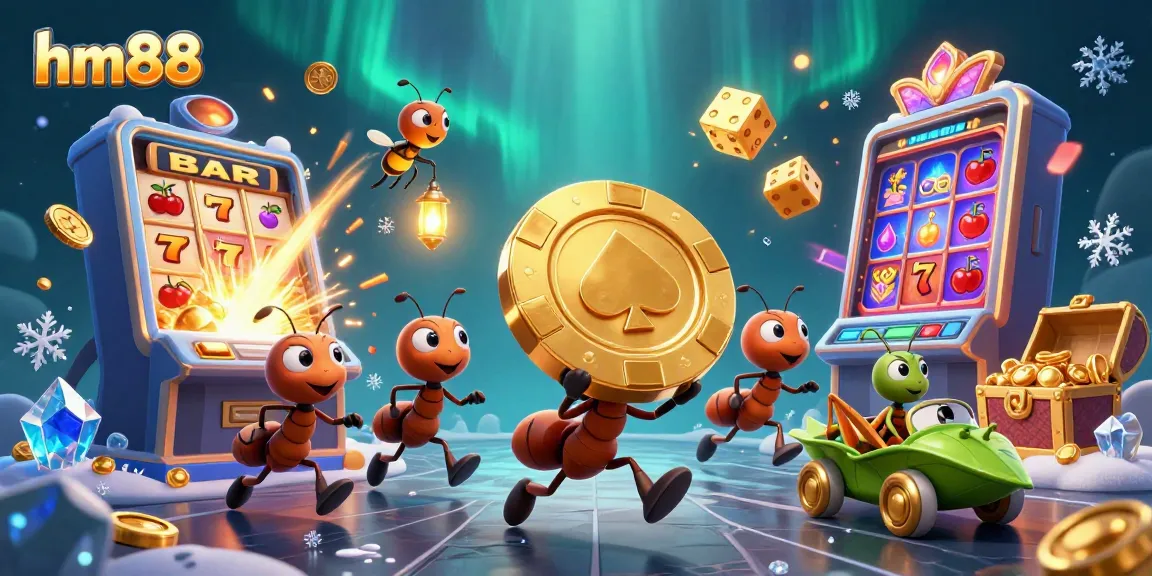 Engage with exciting hm88 casino themes as cartoon ants navigate a thrilling heist!