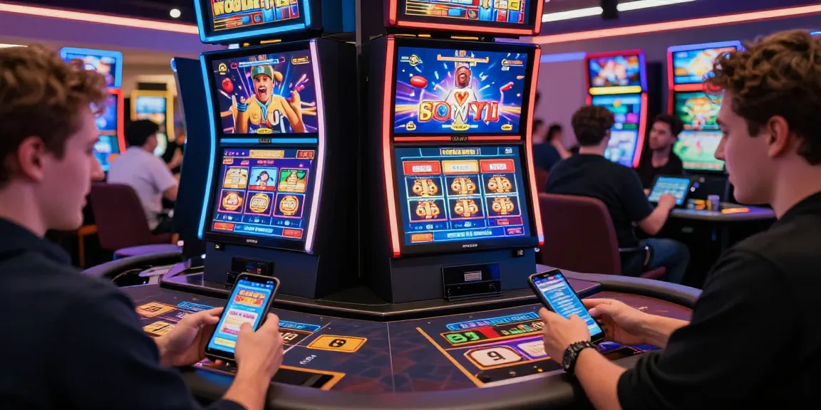 Casinos not on Gamstop offering exciting gaming options with diverse players at vibrant online platforms.