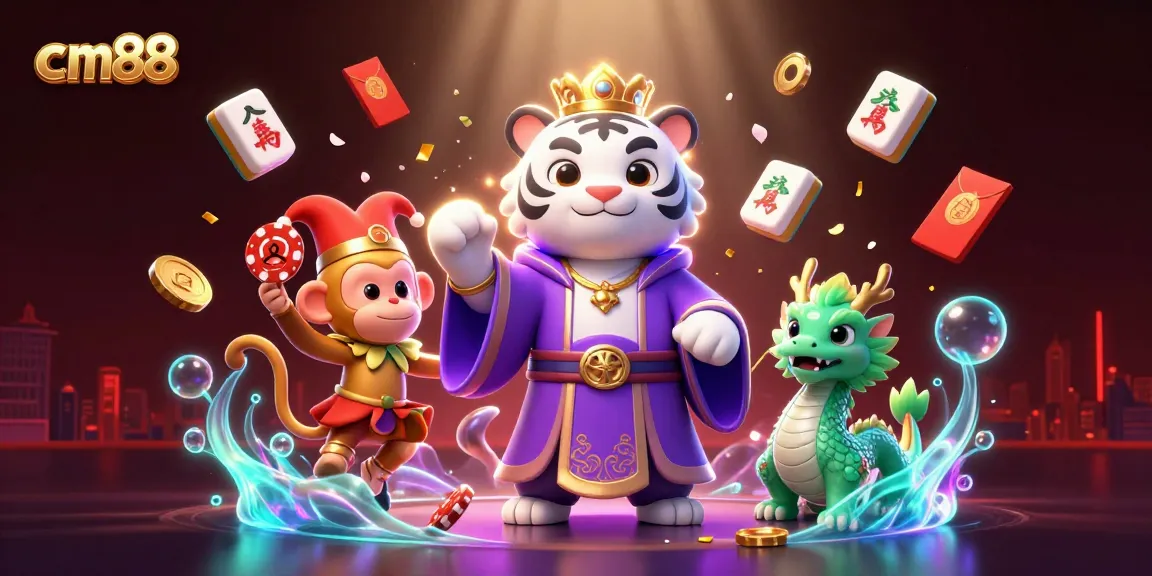 Experience thrilling gameplay with cm88's online casino featuring vibrant characters and rich gaming elements.