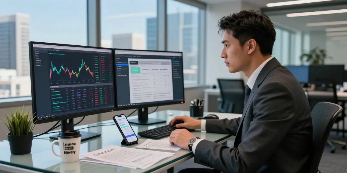 Recover lost crypto with a professional analyst in a modern office evaluating blockchain recovery strategies.