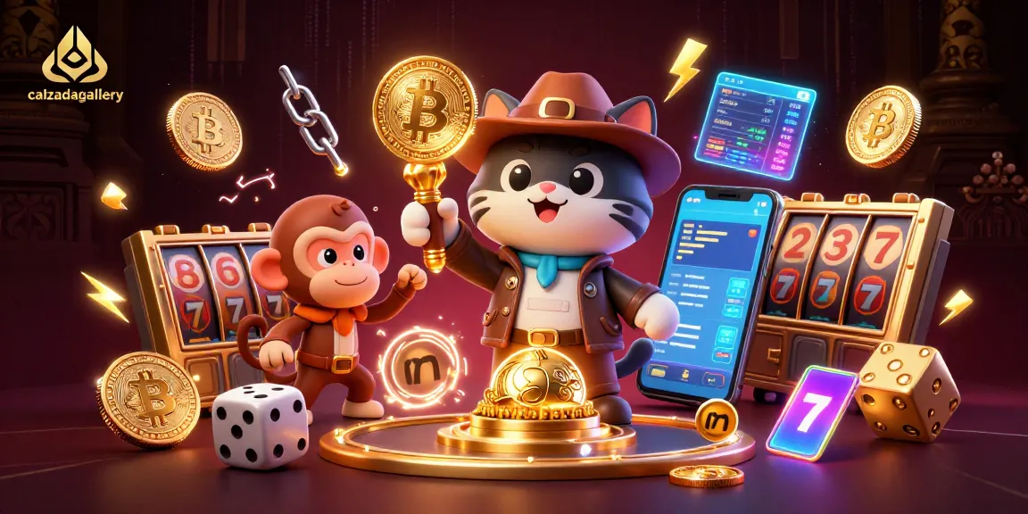 Experience thrilling adventures at calzadagallery casino featuring an explorer cat and treasures.