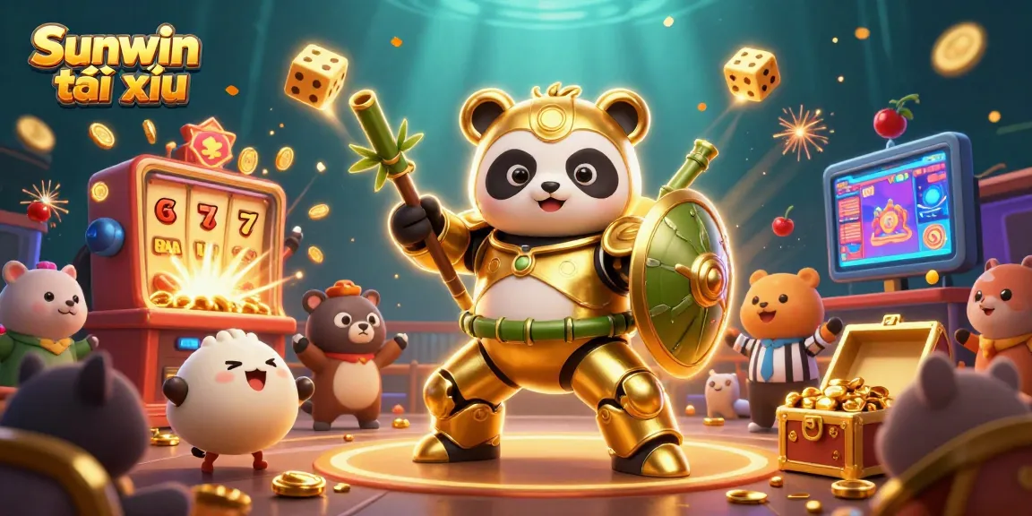 Experience the thrill of Sunwin tài xỉu with a vibrant 3D gaming scene full of excitement and winning potential.