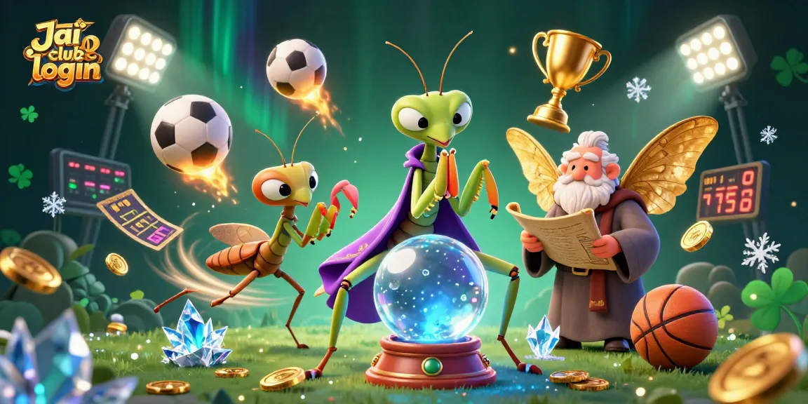 Engage with Jai club login while enjoying rich 3D visuals of fortune tellers and sports betting elements.