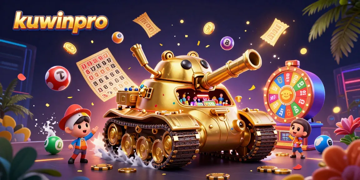 Engage in winning strategies at kuwinpro with a vibrant casino scene featuring a golden beetle tank.