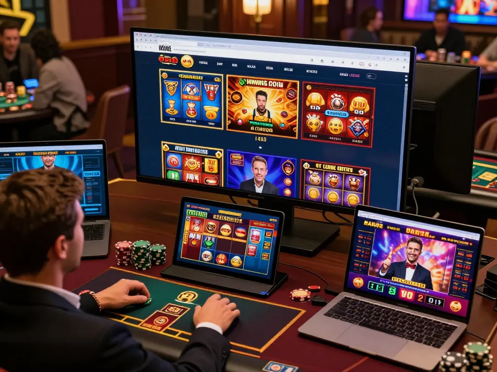 LLWIN Function demonstrated through engaging gameplay on mobile casino apps, showcasing vibrant and user-friendly interfaces.