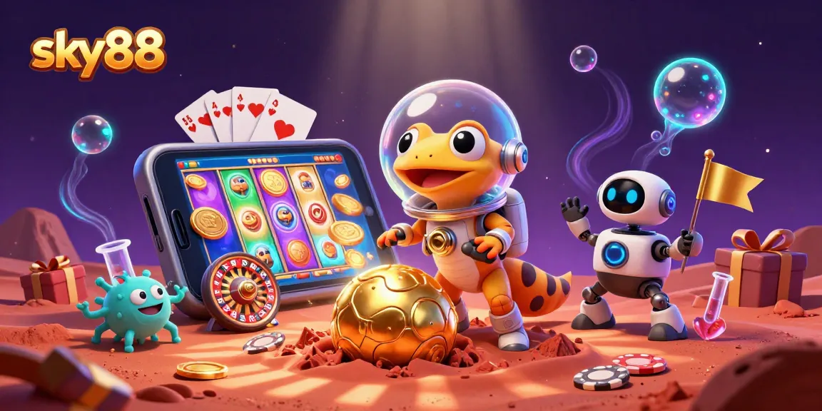Experience thrilling gameplay at sky88 with vibrant slot games and a dynamic casino atmosphere.